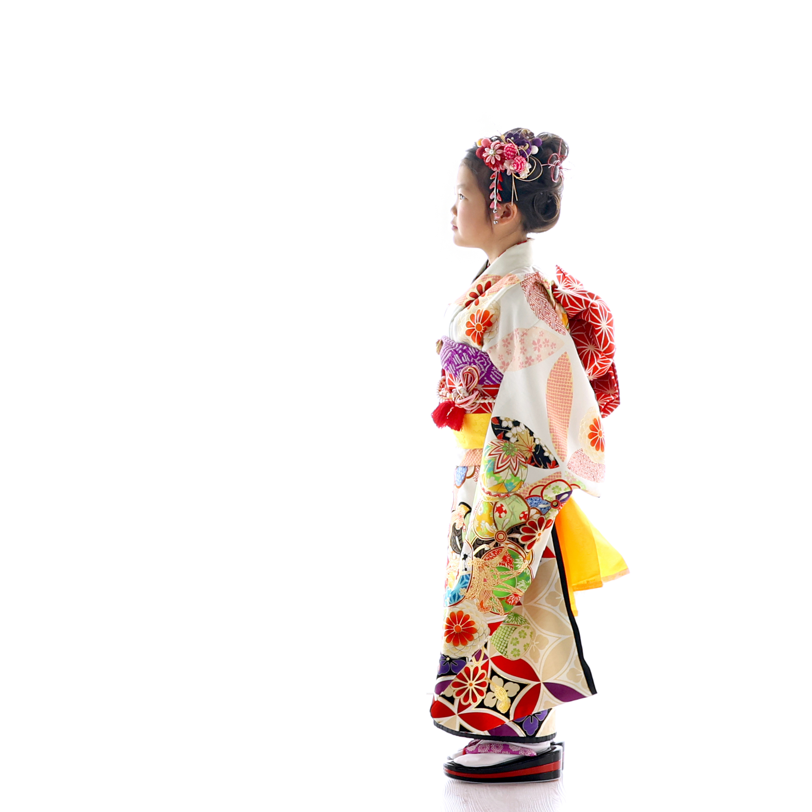 お客様ご着用写真。帯や小物の組み合わせはレンタル品と異なります。